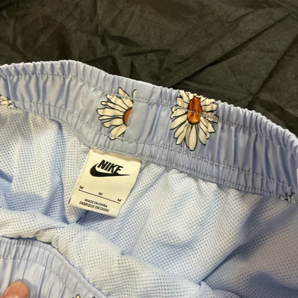 Nike Light Blue Floral Shorts - Picture 5 of 9
